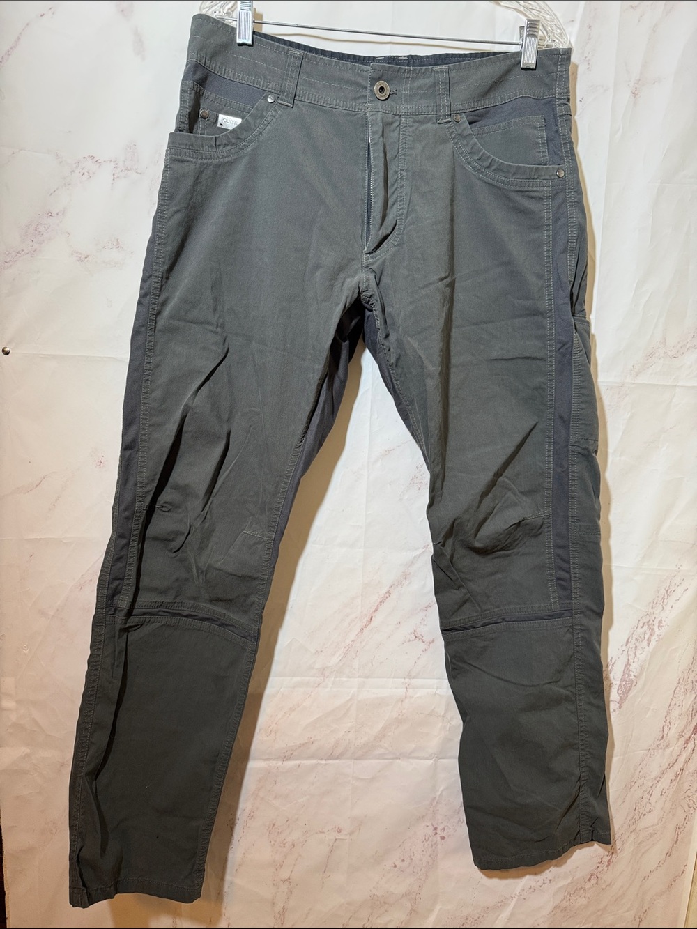 KÜHL RADIKL Hiking Pants Men's 34x32 Gray Exoskeleton Stretch